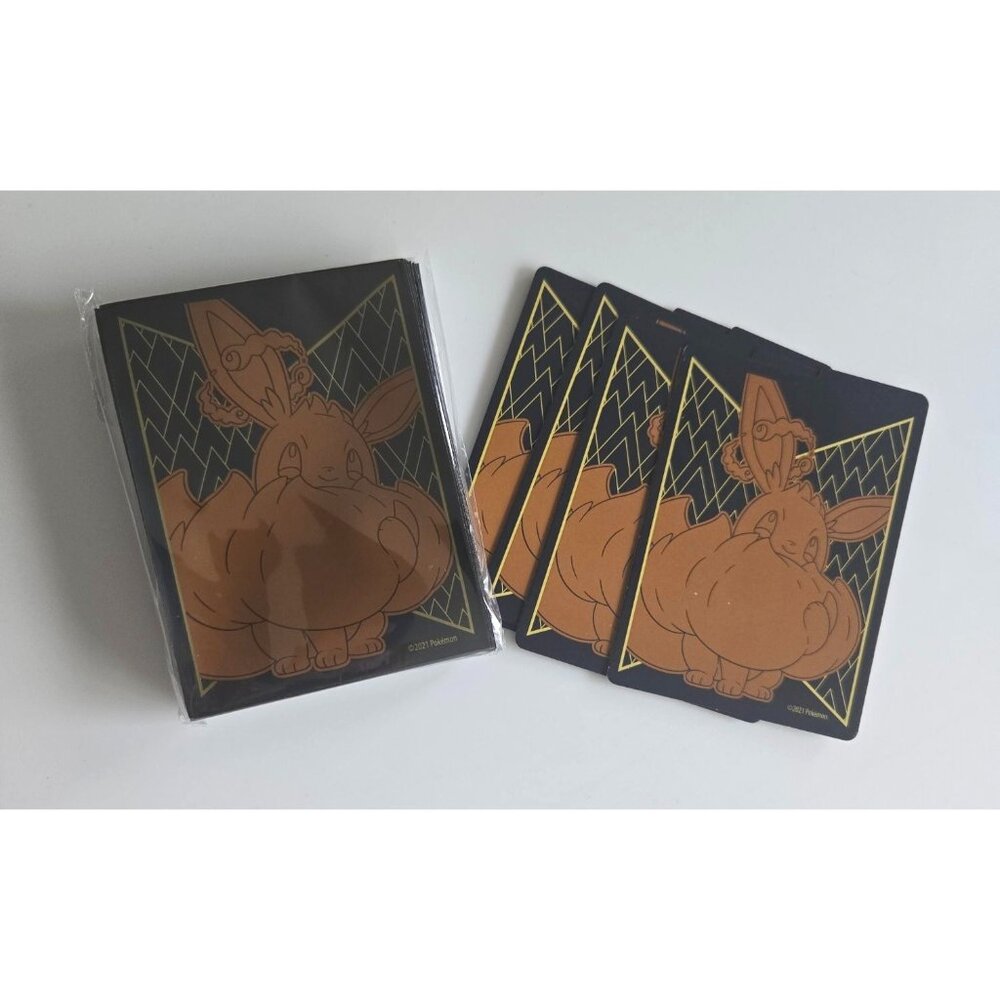 Pokemon Card Sleeves - Shining Fates - 65 Eevee Sleeves + 4 Dividers